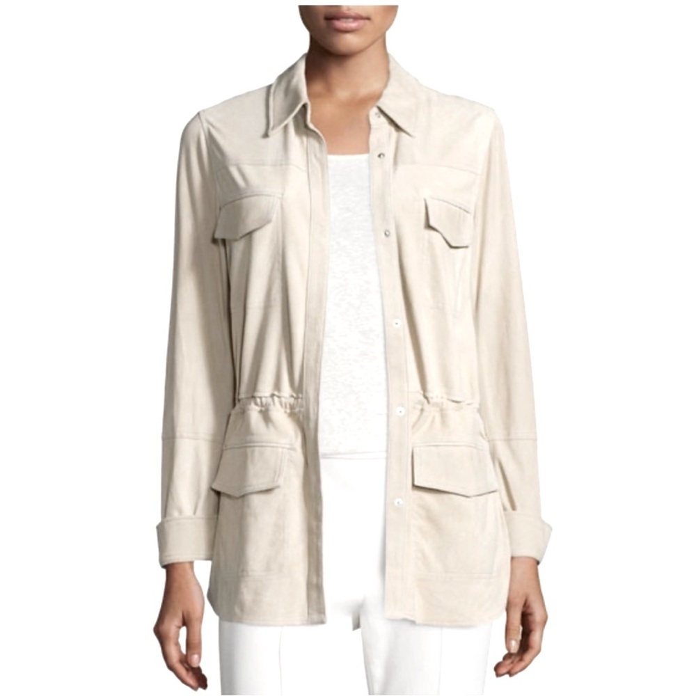 Vince Lamb Leather ( so soft) draw string Jacket. Freshly dry cleaned. ($45)